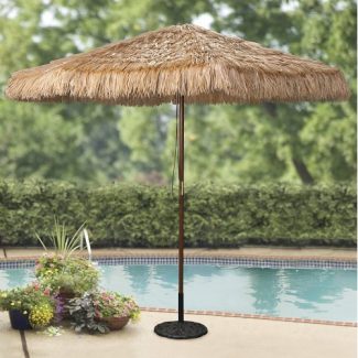 8 Foot Tiki Umbrella & Base