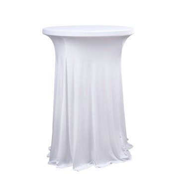 Bar Table Spandex Wavy Drape Cover